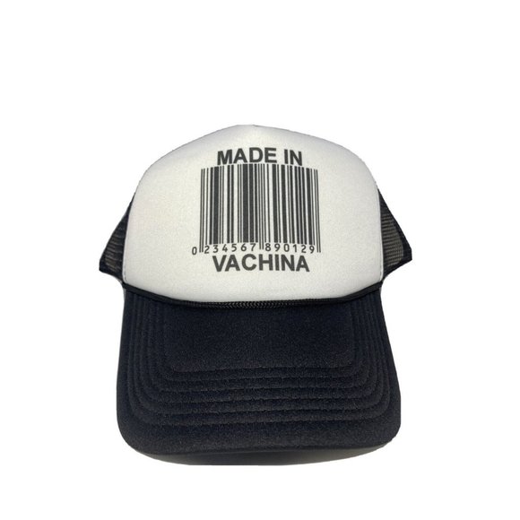 Made In VACHINA Trucker Hat Mesh Hat snapback hat adjustable - Picture 1 of 4